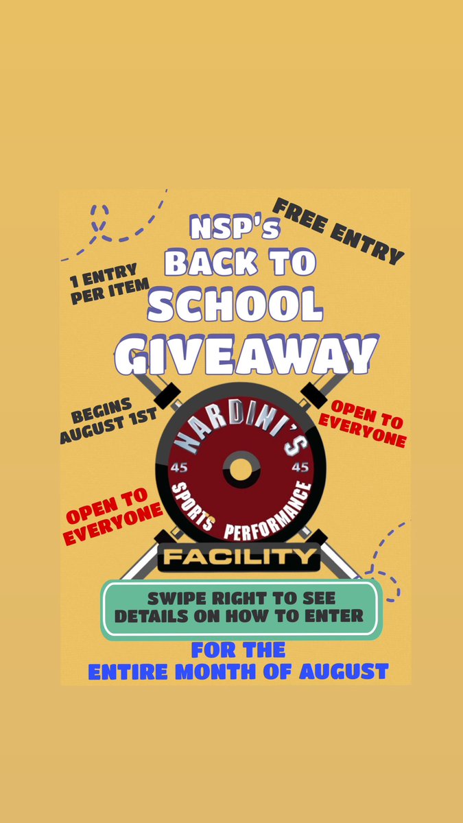 coach_nardini's tweet photo. BACK THE SCHOOL RAFFLE GIVEAWAY 
.
.
OPEN TO ALL
.
For more information or details on how to register please read the 2nd page https://t.co/dYpfF8YYlZ
