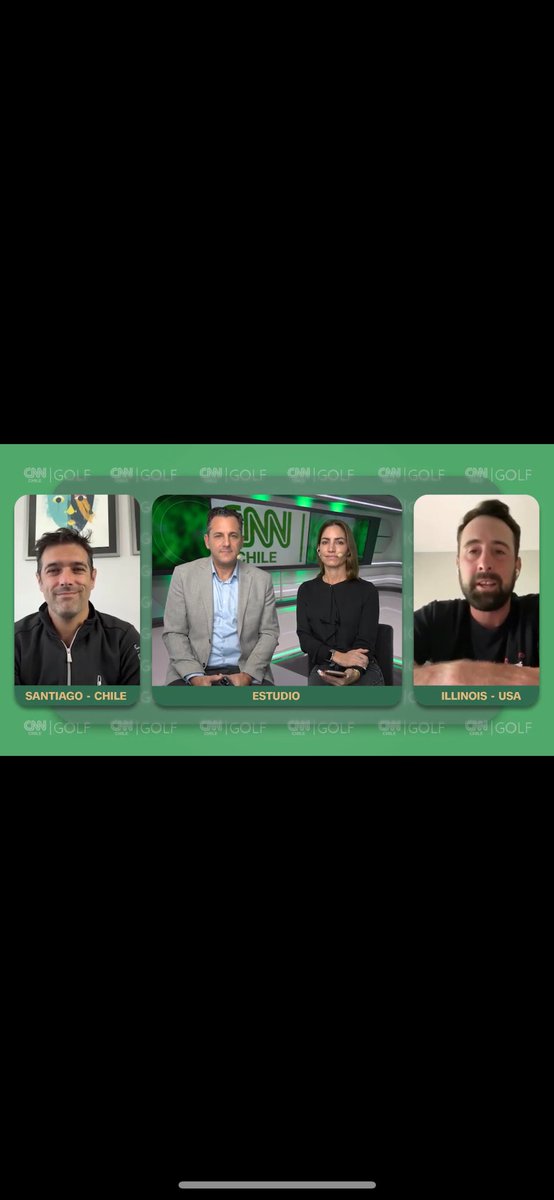 ContiPatino's tweet photo. Los espéramos a las 19:00 hrs de chile por @CNNChile hoy con el gran Cristóbal del Solar hablando de su triunfo en el KFT que le dio el pase a la fórmula 1 del golf. ⛳️ https://t.co/t3RI3xFgC2