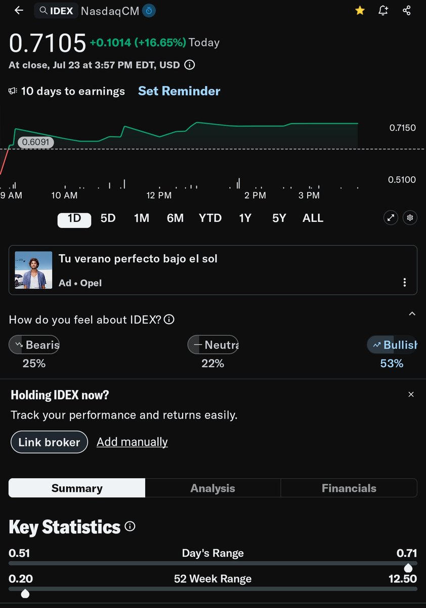 TheGoodGuysIDEX's tweet photo. $IDEX @ideanomicshq Up 16.6% and 20 cents on OTC Market today.
https://t.co/UnWOAvBPIC https://t.co/auIggTmXzo