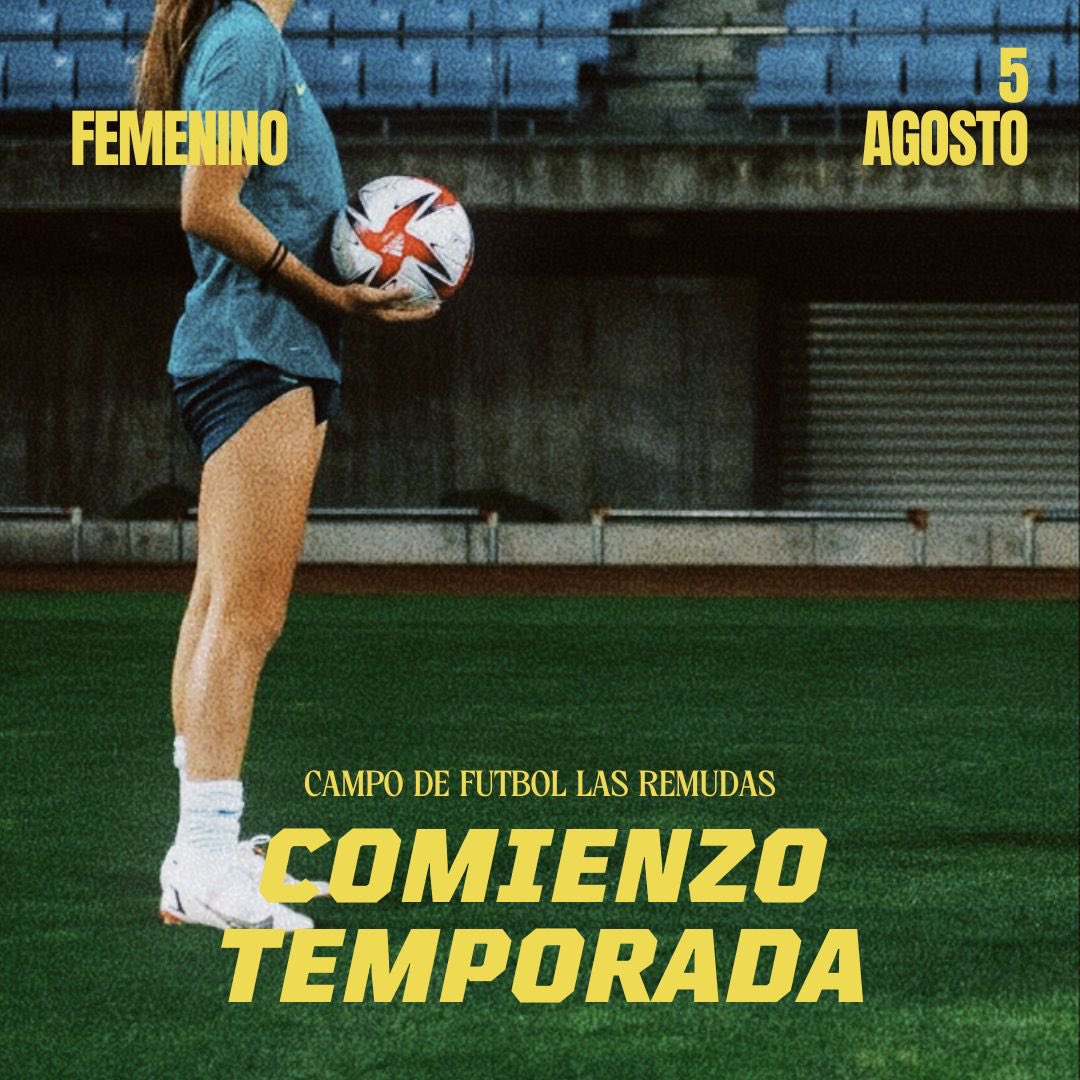 FCLAGARITA's tweet photo. ¡La temporada de fútbol femenino comienza el 5 de agosto! ⚽️🎉
¡No faltes, te esperamos para vivir juntos cada emoción!

Con nuestra incorporación estrella, Nayara Aguiar, como Directora y algunas sorpresas más, estamos preparados para afrontar la temporada ✈️

Hora: 19:00 https://t.co/ZzryWDUr69