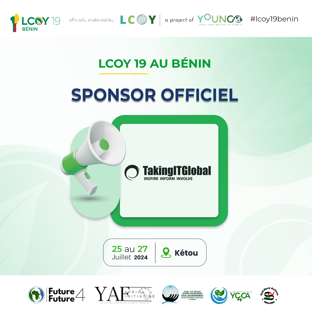 Youth Coalition for Climate Adaptation (YC4CA) (@yc4ca1) on Twitter photo đ€ Nous remercions <a href="/takingitglobal/">TakingITGlobal</a> pour leur partenariat pour la #LCOY19Benin. En tant que l'un des principaux rĂ©seaux mondiaux de jeunes engagĂ©s Ă relever les dĂ©fis globaux, leur soutien est crucial pour notre mission d'engagement et d'innovation pour le climat.
#Team229 #COP29 đ€ Nous remercions <a href="/takingitglobal/">TakingITGlobal</a> pour leur partenariat pour la #LCOY19Benin. En tant que l'un des principaux rĂ©seaux mondiaux de jeunes engagĂ©s Ă relever les dĂ©fis globaux, leur soutien est crucial pour notre mission d'engagement et d'innovation pour le climat.
#Team229 #COP29