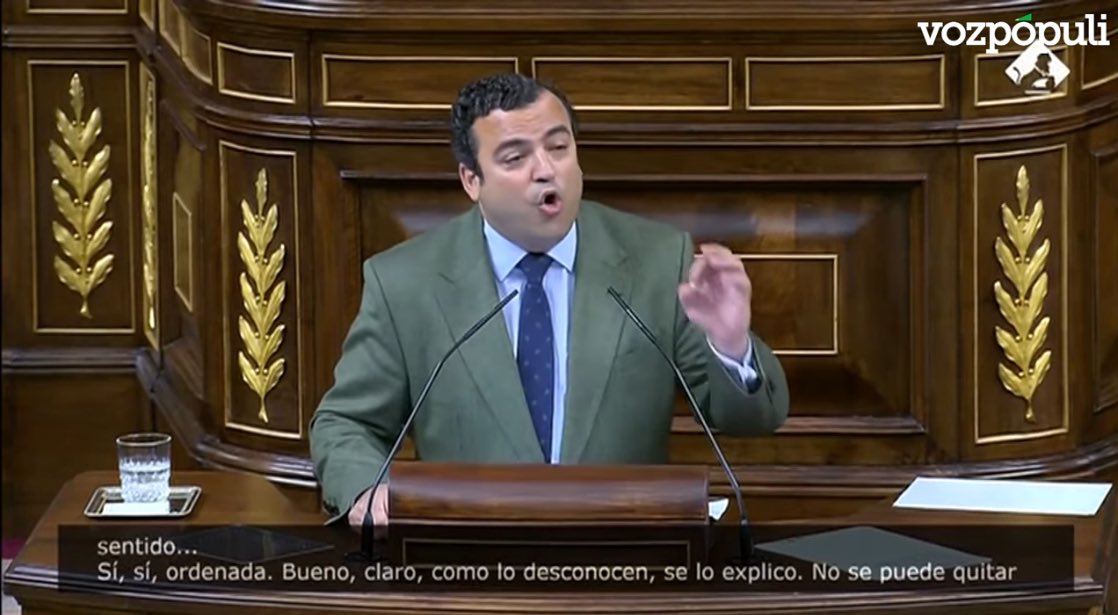 Daniel Ceballos (@dcebsan) on Twitter photo <a href="/AlbertoRA_VOX/">Alberto Rodríguez Almeida</a>
¿Qué opinaría Jesucristo sobre su valoración de compartir el pan de sus hijos?
Lea Lucas 18, 18-25 y reflexione.
Yo a mis hijos les he exhortado hoy, después de ver su intervención, a ser buenas personas.
Lo de la “caridad ordenada”, hágaselo mirar.
<a href="/HelenaMaleno/">Helena Maleno Garzón</a> <a href="/AlbertoRA_VOX/">Alberto Rodríguez Almeida</a>
¿Qué opinaría Jesucristo sobre su valoración de compartir el pan de sus hijos?
Lea Lucas 18, 18-25 y reflexione.
Yo a mis hijos les he exhortado hoy, después de ver su intervención, a ser buenas personas.
Lo de la “caridad ordenada”, hágaselo mirar.
<a href="/HelenaMaleno/">Helena Maleno Garzón</a>
