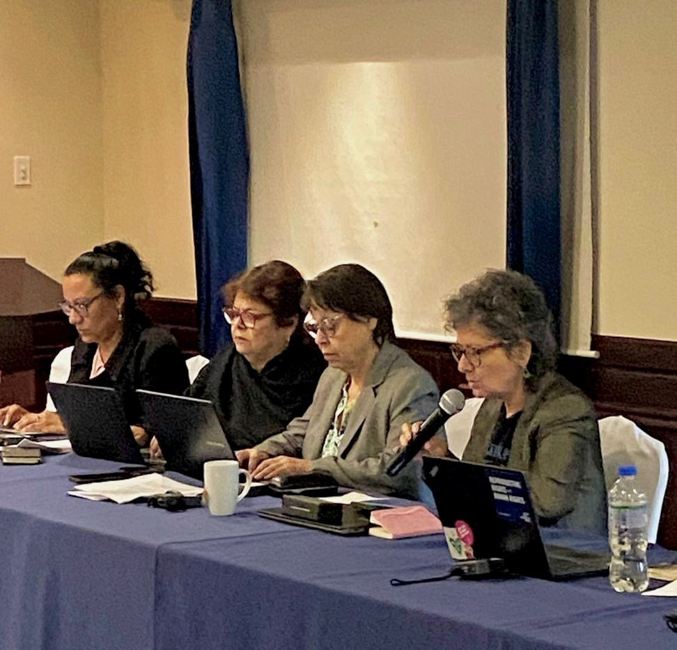 Legal advisor for Equality Now #LAC, <a href="/AnaElenaObando/">Ana Elena Obando</a>, highlighted the urgency of reforming the Guatemalan penal code at the <a href="/CIDH/">CIDH - IACHR</a> meeting with civil society during their visit to #Guatemala. Currently, the crime of #rape is conditioned on the existence of physical or