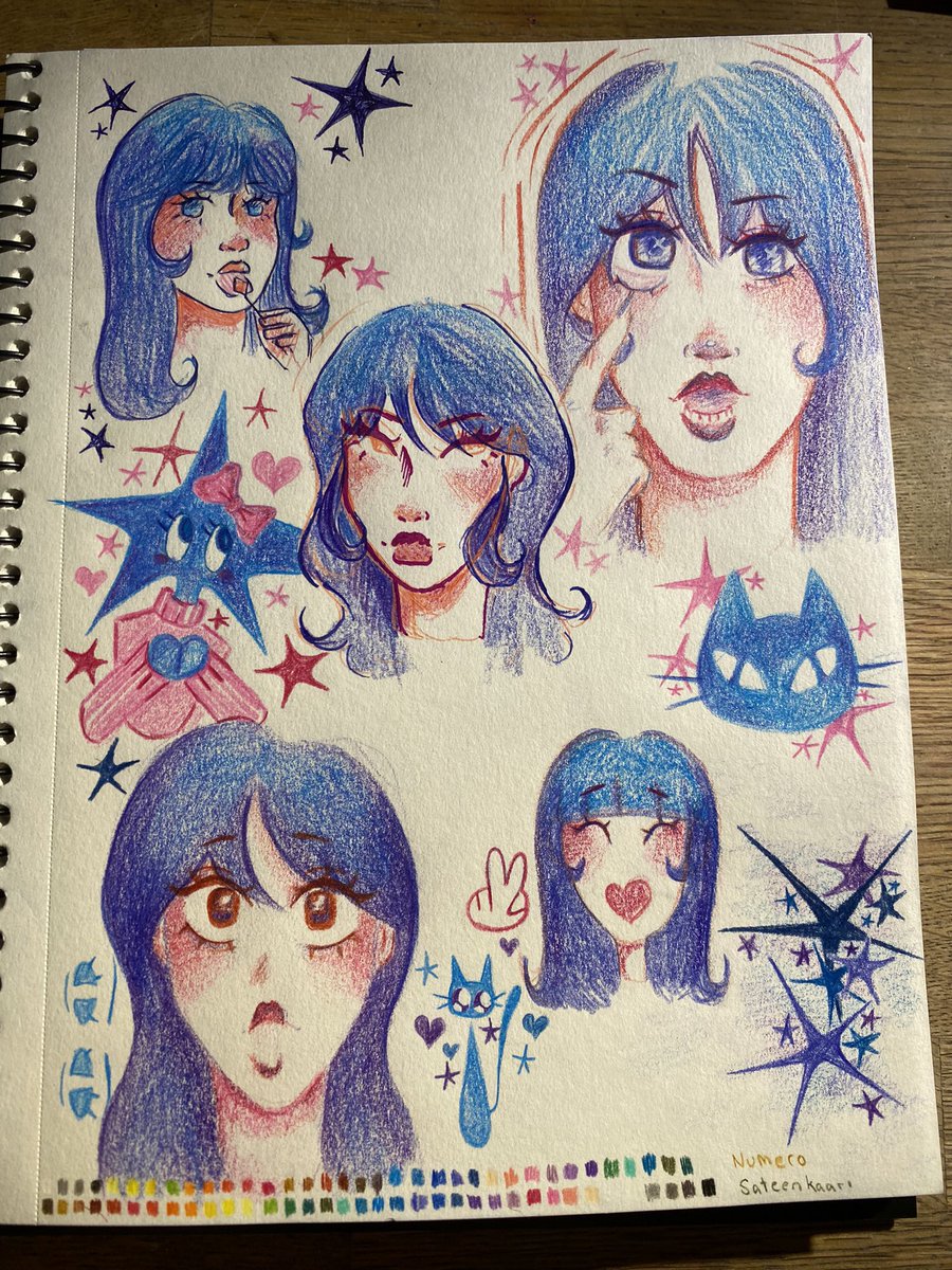 nteeksi's tweet photo. I kinda love and hate it at the same time, but I LOVE the colours🥰🫶
#colours #drawing #fatass #lesbian #pen #pencil #Pencildrawing #silly #smallartist #skibidi_toilet #blue #pink #star #dont_ask https://t.co/7KJSelG24e