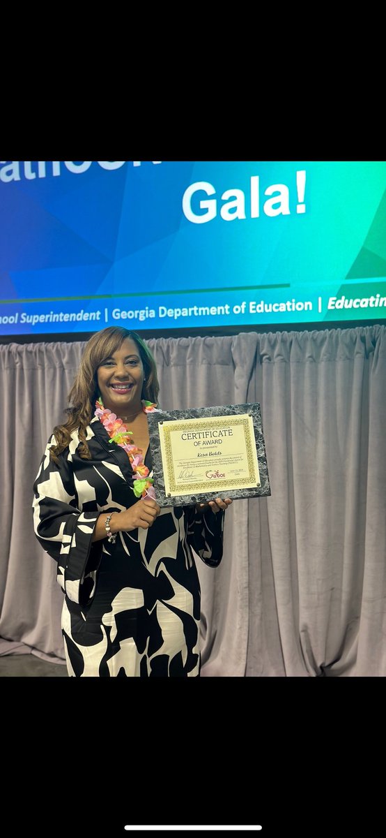 Math_HCS's tweet image. Super proud of @KesaBolds for state recognition at the @GaDOEMath #MathCON24! She is super deserving!!! @HenryCountyBOE is lucky to have her ❤️ Congrats 👏🏾#henrysolves @crypticmaestro @heathermjkelley @ARE_HCS @AkbarEducates