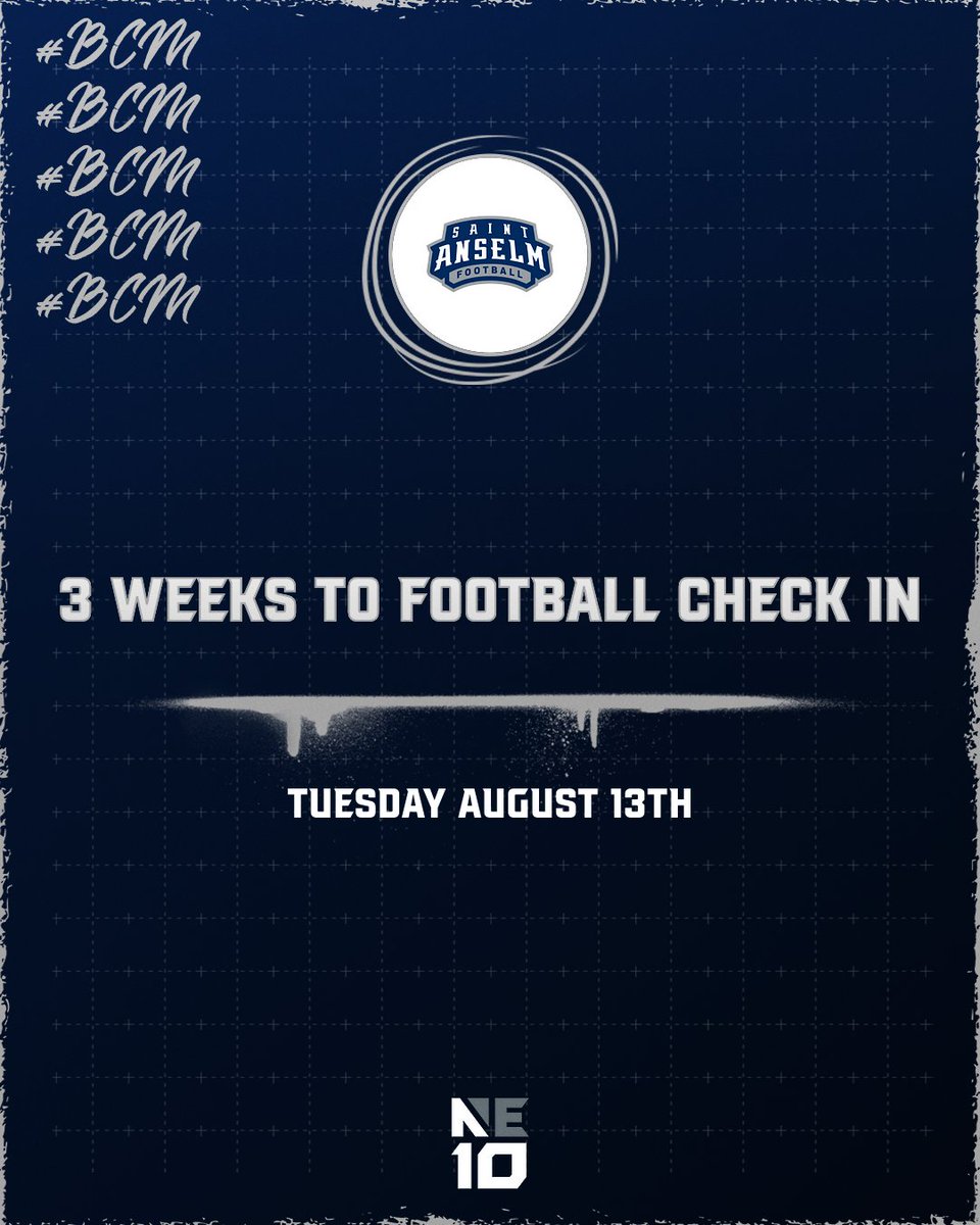 STAHawksFB's tweet image. 🏈3 weeks until football returns to the Hilltop! #BCM