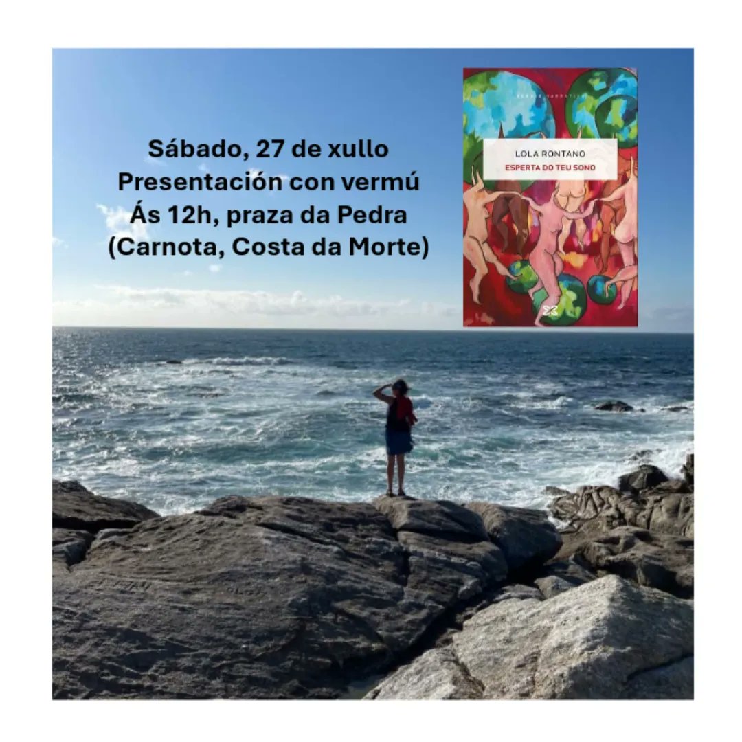 "Définition de l'esprit celte: demeurer au bord du vide." (Avec les fées, Sylvain Tesson)

Nun dos bordes de Occidente, a Costa da Morte, estarei de novo presentando Esperta do teu sono coa @librariachorima e toda a xente que queira achegarse a compartir charla e vermú.
