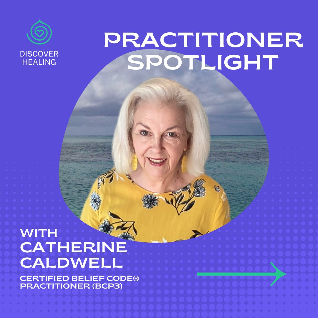 DiscHealing's tweet image. Practitioner Spotlight: Catherine Caldwell, BCP3, from New Zealand! ⭐

Swipe for Catherine&apos;s advice if you are new to energy healing! 

#DiscoverHealing #DiscoverHealingPractitioner #DiscoverEmotionCode #DiscoverBodyCode #DiscoverBeliefCode #EmotionCode #BodyCode #BeliefCode