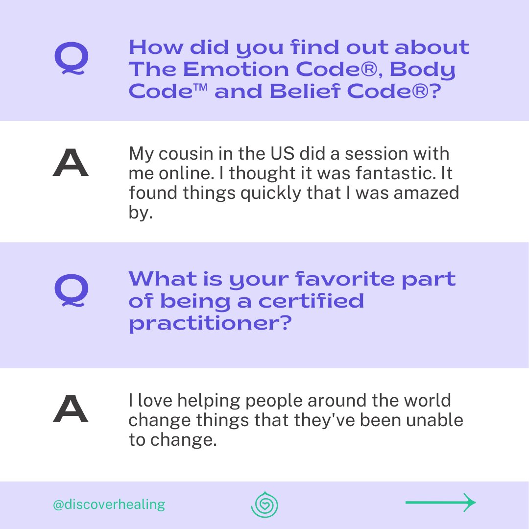 DiscHealing's tweet image. Practitioner Spotlight: Catherine Caldwell, BCP3, from New Zealand! ⭐

Swipe for Catherine&apos;s advice if you are new to energy healing! 

#DiscoverHealing #DiscoverHealingPractitioner #DiscoverEmotionCode #DiscoverBodyCode #DiscoverBeliefCode #EmotionCode #BodyCode #BeliefCode