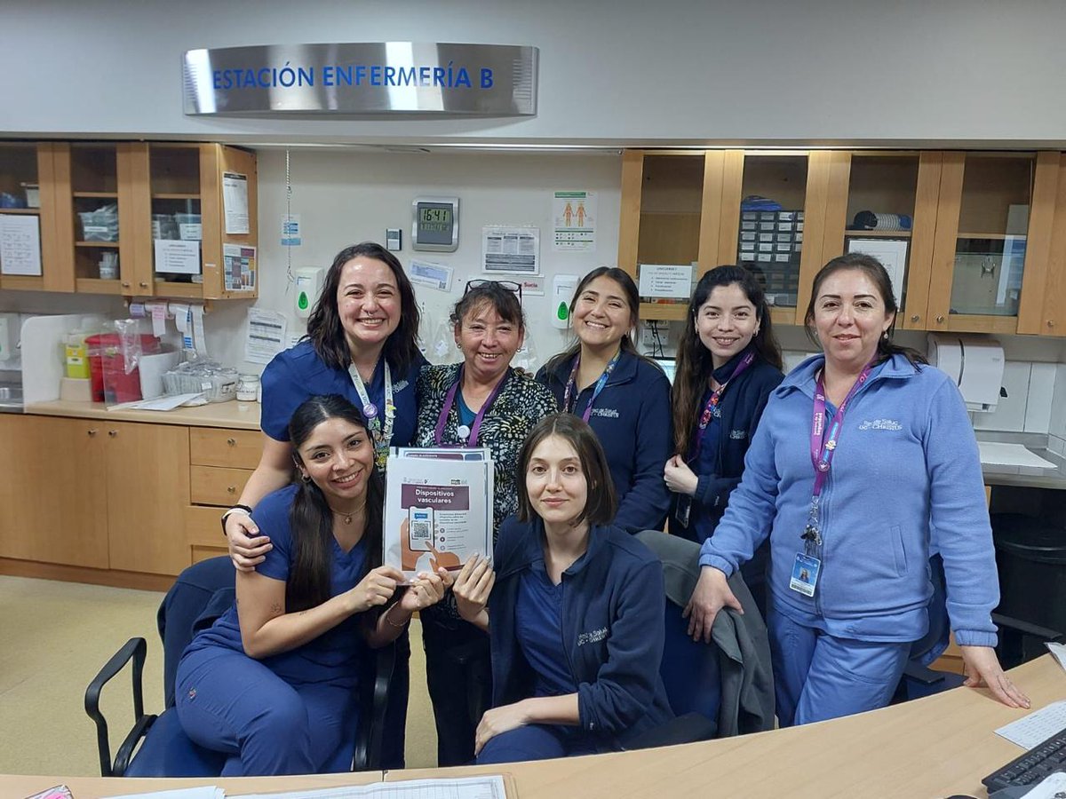 📢 Champions BPSO de UC CHRISTUS distribuyen infografías clave sobre el cuidado de Dispositivos de Acceso Vascular (DAV).

En julio, entregamos material educativo en Hospital Clínico UC CHRISTUS y Clínica San Carlos de Apoquindo para estandarizar y mejorar los cuidados. 💪