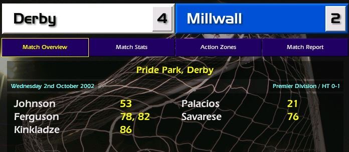Well done those who predicted we have started well! It’s a team full of characters now, epitomised by big Dunc coming off the bench to make his debut against Millwall on 72 minutes and causing carnage