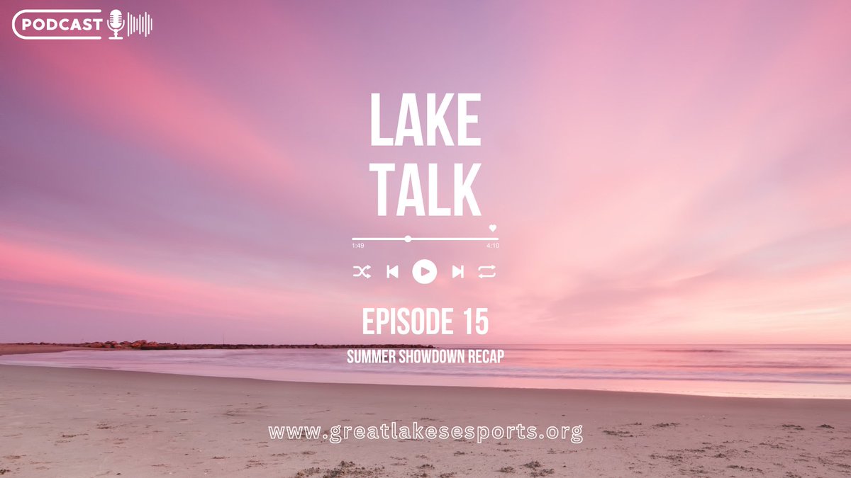 pressfwdgg's tweet photo. 🚨LAKE TALK EPISODE 15🚨

Join @JosephTheVoice, @BubRL623, and @KAp3x_13 TODAY AT 6:00 PM EDT as they recap Summer Showdown and their own personal experiences!

🔴https://t.co/KV3onSpBNx

#GreatLakesCRL #GreatLakesEsports #SummerShowdown #Podcast