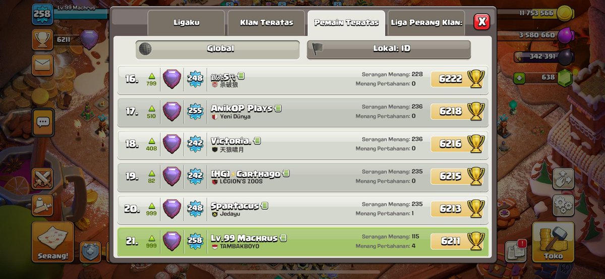 mafiacok's tweet photo. New record with 116 attack from Titan 1
#Clashofclans
#IndonesiaMerdeka 🇮🇩 https://t.co/9RAwB9bEx1