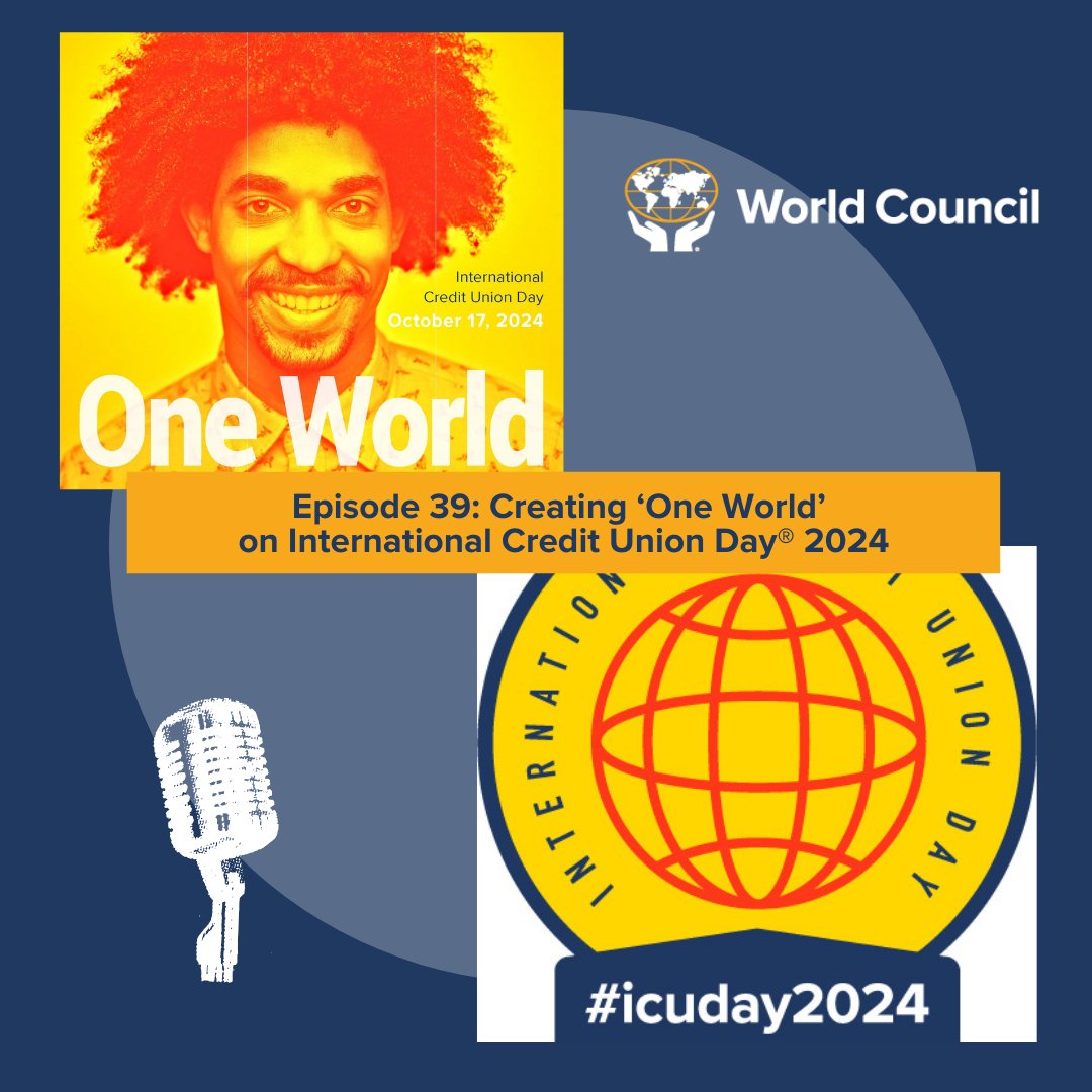 Worldwide Foundation for Credit Unions (@championsforcus) on Twitter photo 📣 New News! 📣
Mike and Marcey spoke with <a href="/WOCCU/">World Council of Credit Unions</a> last week on how we are bringing "One World Through Cooperative Finance" to life and how you can educate, participate and celebrate with us on October 17th!
#ICUDay2024
Listen Now: lnkd.in/giii7w-c 📣 New News! 📣
Mike and Marcey spoke with <a href="/WOCCU/">World Council of Credit Unions</a> last week on how we are bringing "One World Through Cooperative Finance" to life and how you can educate, participate and celebrate with us on October 17th!
#ICUDay2024
Listen Now: lnkd.in/giii7w-c