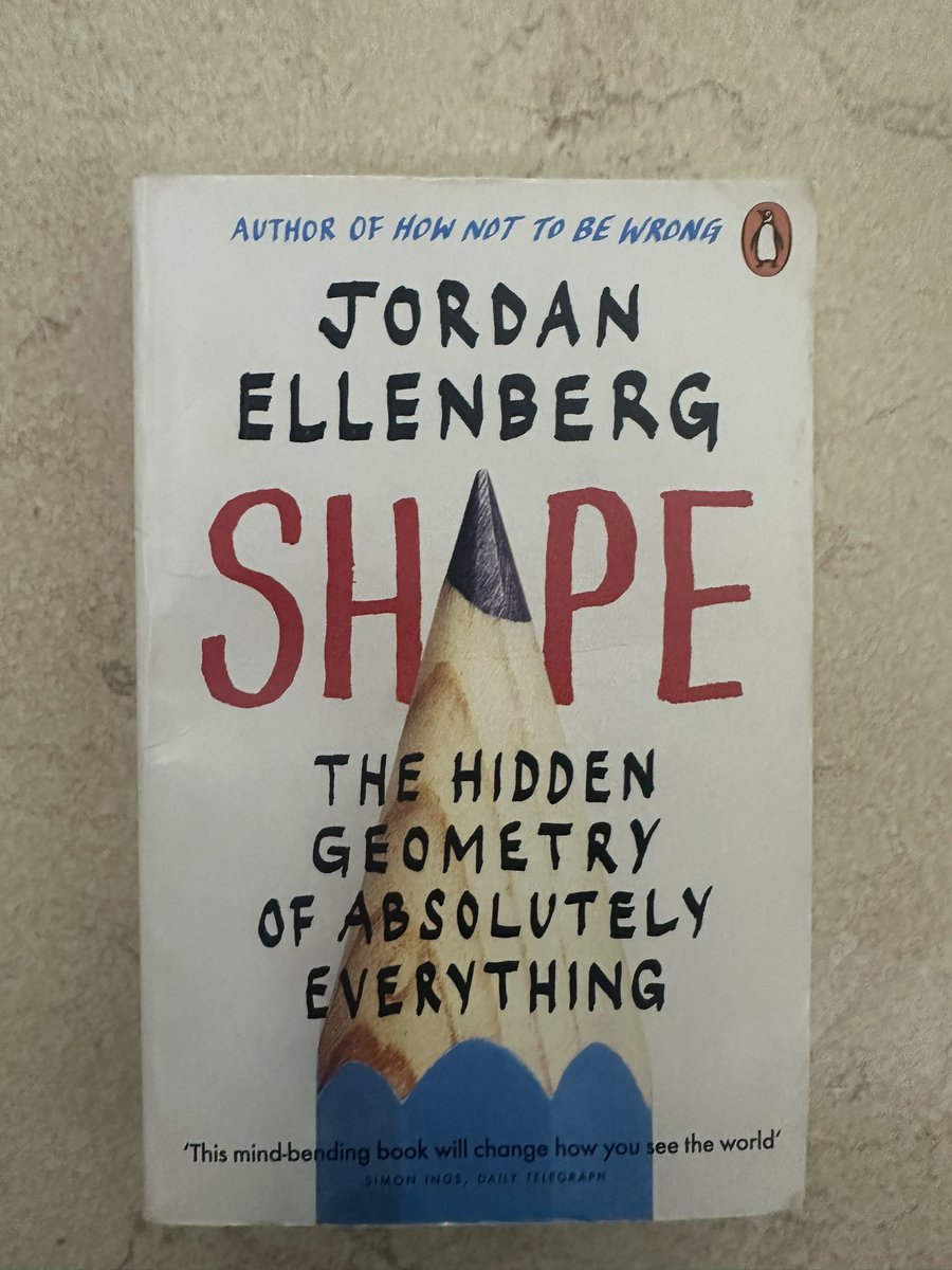 This book explores the incredible power of geometry and its impact on the world, explaining complex concepts such as game theory and biological patterns in an easy way to understand. Even if maths isn’t your cup of tea, it’s a fascinating book to read !!