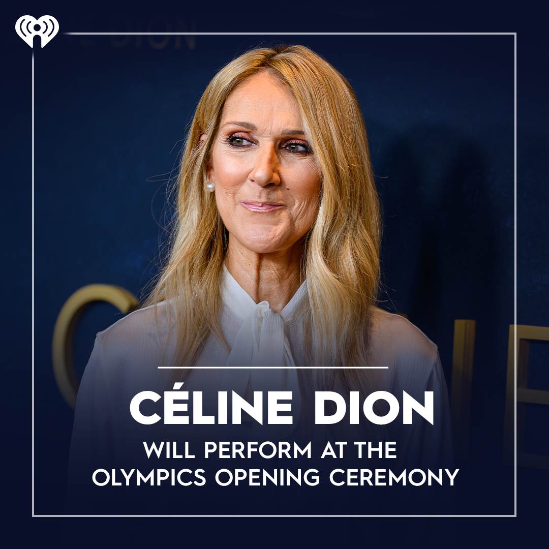 iHeartRadio's tweet photo. BEST NEWS EVER!! 🤩😭💖

@celinedion is set to return to the stage with a performance at Friday’s #Paris2024 opening ceremony! https://t.co/wP92Mglfi9