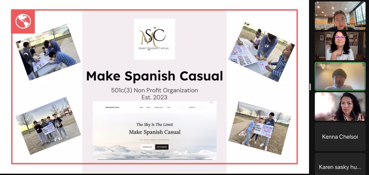 suarez712002's tweet image. Wow Jada (20 yrs old) and Jake (15 years old )created this non-profit &quot;Make Spanish Casual Again&quot; We are so grateful for all the work they do for NNELL ! They will be presenting at #ACTFL this year again ! makespanishcasual.org #EarlyLang #SummerSummit2024 #langchat