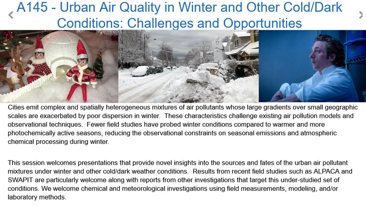 Jennifer Murphy (@envchemjen) on Twitter photo Consider sharing your cool science at #AGU24 by submitting to our session agu.confex.com/agu/agu24/prel… (with @SiyuanWang_PhD,<a href="/JingqiuMao/">Jingqiu Mao</a>, Elisabeth Galarneau) on air quality in cold/dark conditions Consider sharing your cool science at #AGU24 by submitting to our session agu.confex.com/agu/agu24/prel… (with @SiyuanWang_PhD,<a href="/JingqiuMao/">Jingqiu Mao</a>, Elisabeth Galarneau) on air quality in cold/dark conditions