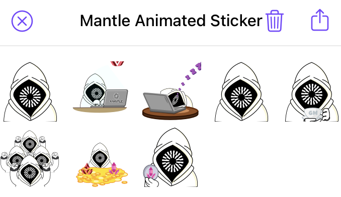 dao_lbrian's tweet photo. Sticker inspiration:

Check out these sticker packs created by your local Methamorphed Citizens:
@0xMantleIntern - https://t.co/6cSz4N7U39
@calvinvino1 - https://t.co/Qz31iFLBXW
@sashania21 - https://t.co/1X0AgXhyJi
yours truly - https://t.co/s6zjLPcnRT
