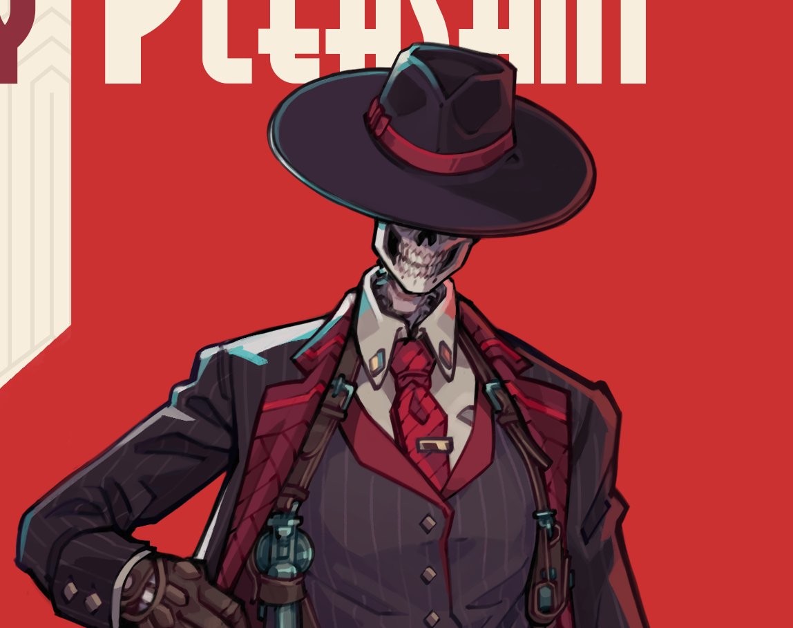 Lyadrielle's tweet image. Teaser for a #ConceptArt project I'll post tomorrow!

Just a dapper spooky skeleton named #SkulduggeryPleasant 💀⌚🔥