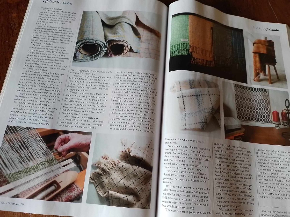 The Wool Clip (@thewoolclip) on Twitter photo Good to see "our" David in the pages of Cumbria Life this month. Thanks to <a href="/JennyWoolgar/">jenny woolgar</a> for great images too. Good to see "our" David in the pages of Cumbria Life this month. Thanks to <a href="/JennyWoolgar/">jenny woolgar</a> for great images too.