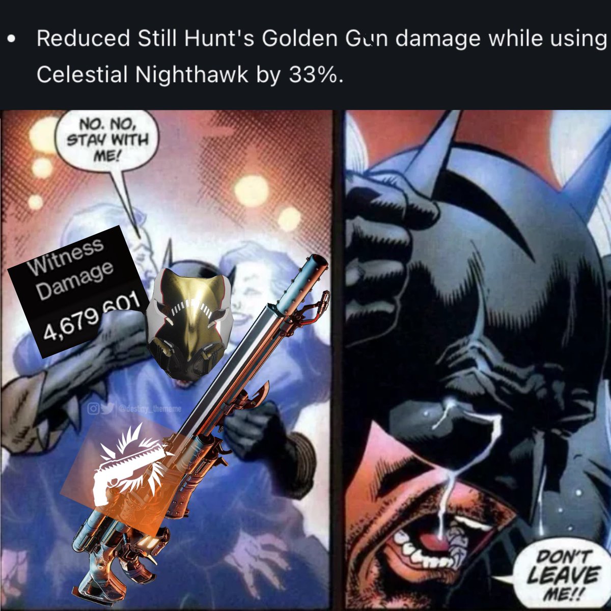destiny_thememe's tweet photo. Dark day for hunters https://t.co/3iYB8jnQDm