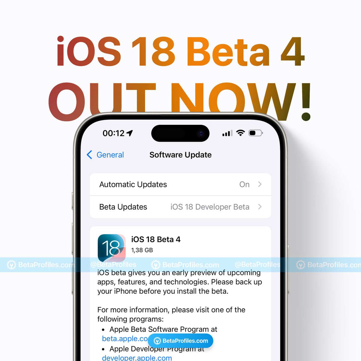 Beta Profiles tweet media