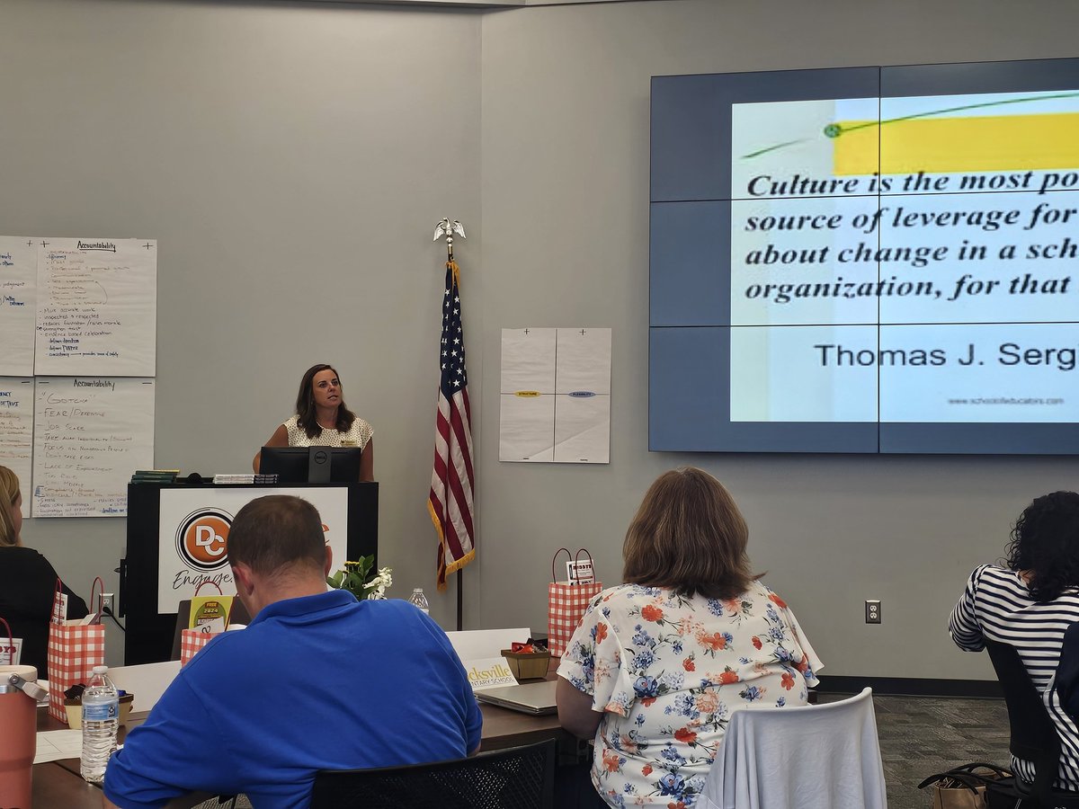 We are so excited for <a href="/DonnaBledsoe14/">Donna Bledsoe</a> to speak with <a href="/DavieCountySch/">Davie County Schools</a> administrators about CULTURE today during our admin retreat. #experiencedavie