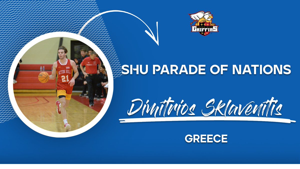 SHUGriffin Athletics (@griffinssports) on Twitter photo 🇬🇷 We kick off our "Parade of Nations" today with a shoutout to Dimitrios Sklavenitis from Greece, home of the first Olympiad, representing Seton Hill in Men’s Basketball! <a href="/setonhill/">Seton Hill University</a> #SHUODIISS 🇬🇷 We kick off our "Parade of Nations" today with a shoutout to Dimitrios Sklavenitis from Greece, home of the first Olympiad, representing Seton Hill in Men’s Basketball! <a href="/setonhill/">Seton Hill University</a> #SHUODIISS