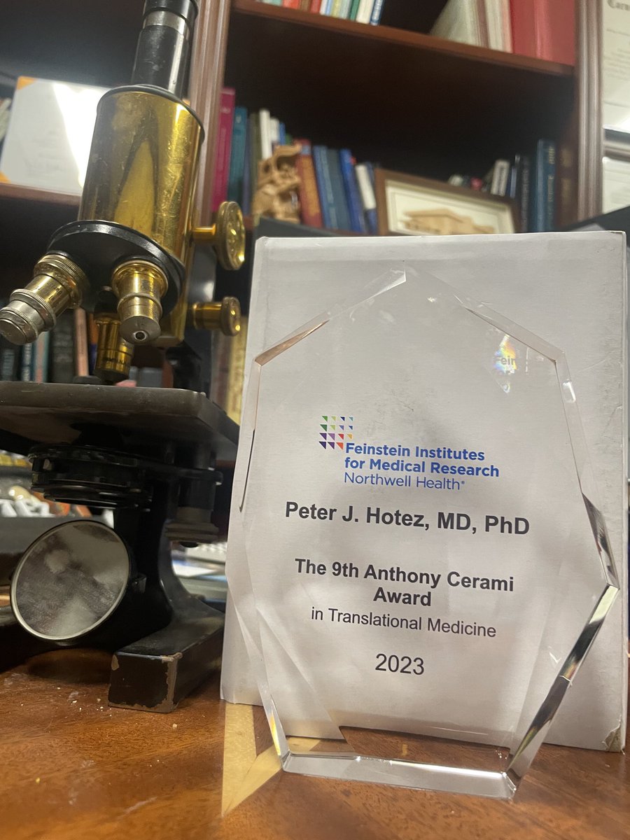 Prof Peter Hotez MD PhD (@peterhotez) on Twitter photo Just received from the Feinstein Institutes for Medical Research <a href="/NorthwellHealth/">Northwell Health</a> <a href="/MolMedBMC/">Molecular Medicine - Journal</a> the 9th Anthony Cerami Award in Translational Medicine, it was an honor to accept it in Long Island NY this year and I’m deeply grateful for the support/recognition! Just received from the Feinstein Institutes for Medical Research <a href="/NorthwellHealth/">Northwell Health</a> <a href="/MolMedBMC/">Molecular Medicine - Journal</a> the 9th Anthony Cerami Award in Translational Medicine, it was an honor to accept it in Long Island NY this year and I’m deeply grateful for the support/recognition!