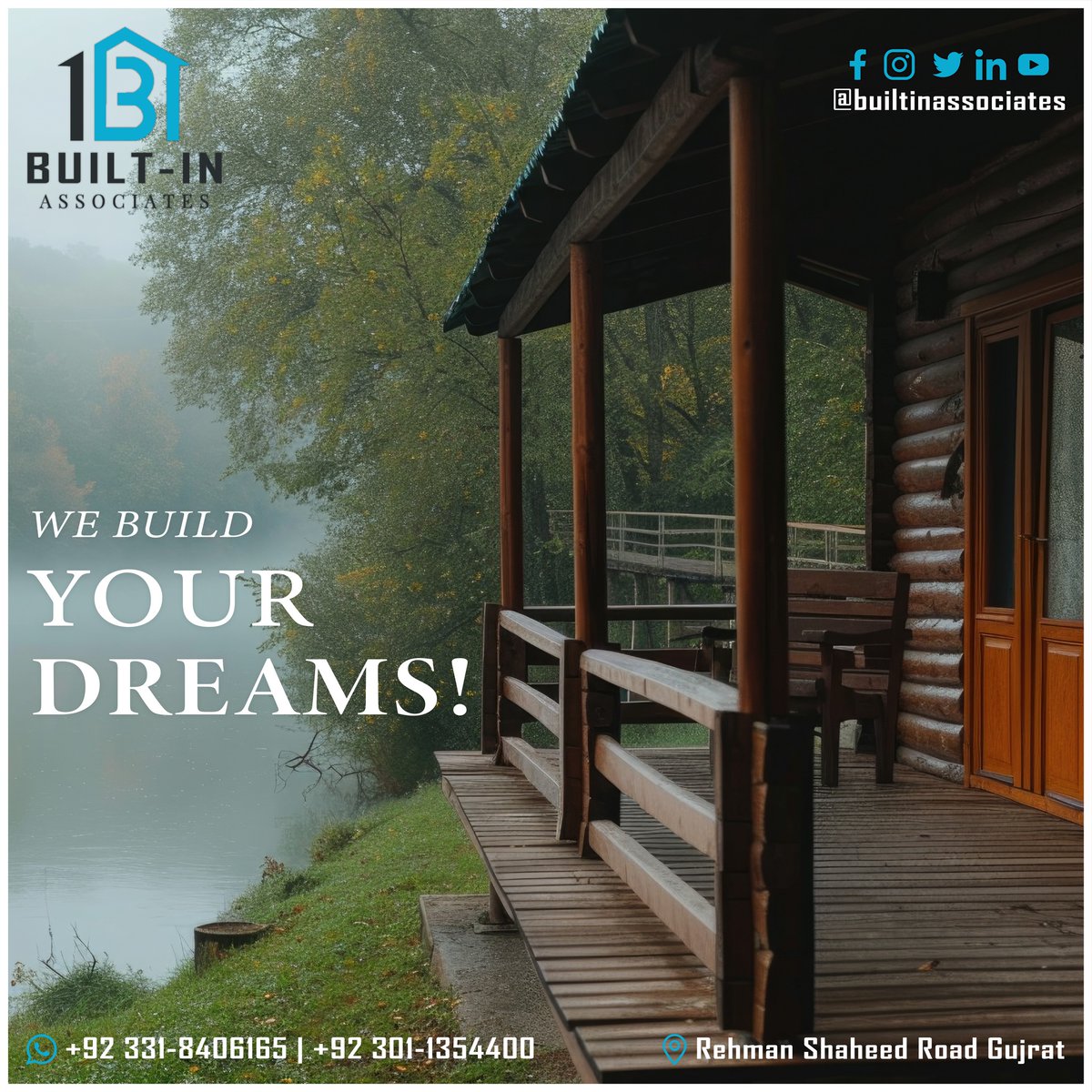 builtinass's tweet image. We Build Your Dreams!

#BuiltInAssociates #Associates #Gujrat #GujratPakistan #ArchitectureConsultants #CommercialProperty #Architects