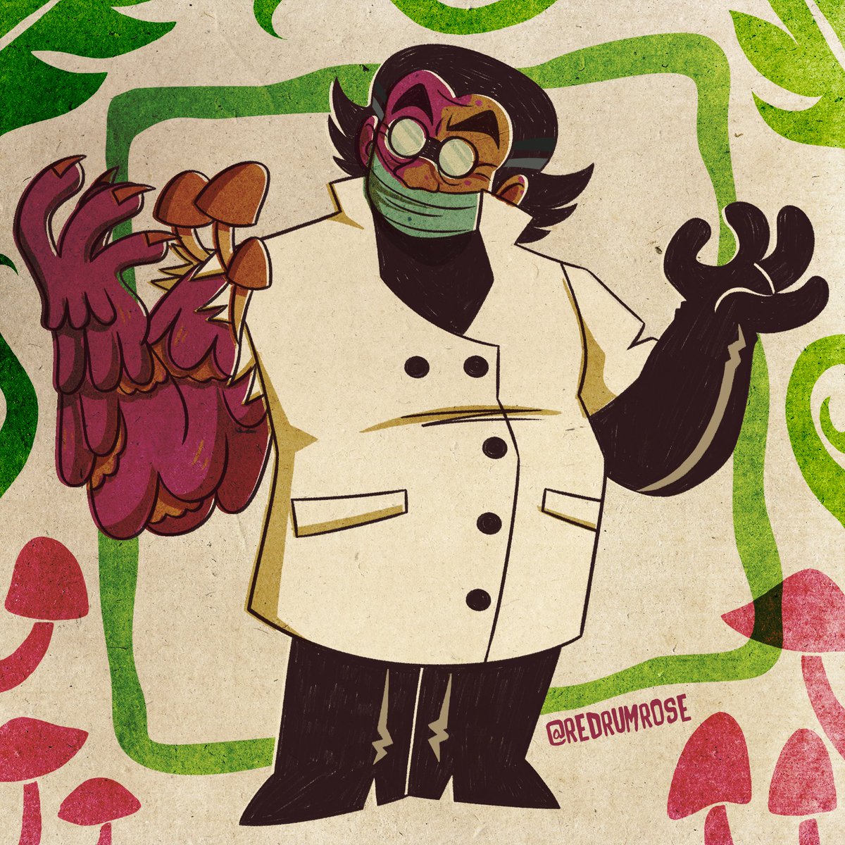 Art Fight Part 7 🎨💣
⛪️Lailah for <a href="/silverbugs/">silver 🐸⚡</a> 
🍄Dr. Hugo for lime.opossum (on insta)
#artfight2024 #teamseafoam #artfight