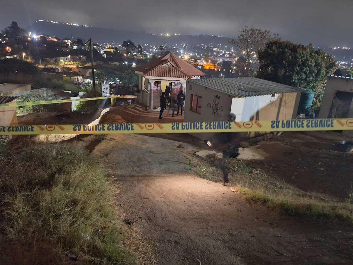 DasenThathiah's tweet photo. BREAKING NEWS | Three suspects have been shot dead in a gunfight with KZN police officers just now. 

The men - who had been hiding out in the Inanda area - allegedly opened fire when officers tracked them down this evening.  

The operation was conducted by members of the DPCI Provincial Tracking Team, DPCI Anti-Gang Unit, PMB K9, SAPS Inanda Trio Task Team, Metro Police ORS, and Magma Security & Investigations. 

The group was wanted for, among other things, the murder of a police officer. 

Guns have been recovered at the scene. 

@eNCA