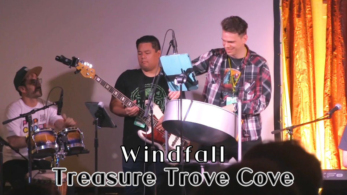 Here's our performance of Treasure Trove Cove, by the one and only <a href="/grantkirkhope/">Grant Kirkhope</a>, and featuring @MarimbaMatt913 on steelpan!! Recorded live from VGM Con 2024. Youtube link: ⬇️⬇️