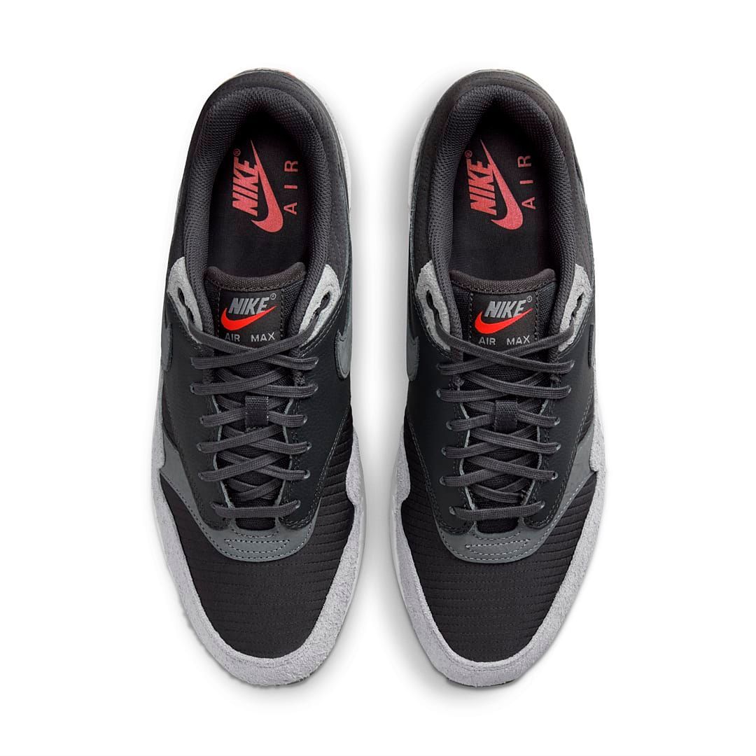 TheSiteSupply's tweet photo. Official Images:  Nike Air Max 1 ’87 PRM "Dark Smoke Grey" 💨 https://t.co/eeuPurATkl