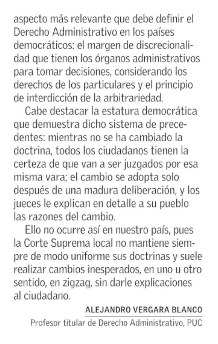 Compartimos carta de lectores del Profesor Alejandro Vergara en El Mercurio Legal publicado el pasado 30 de junio.