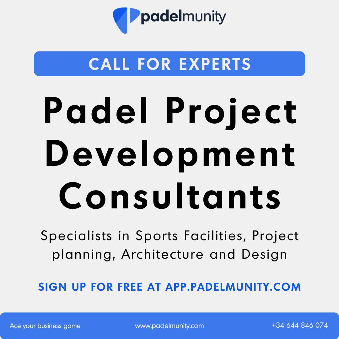 CALL FOR CONSULTING COMPANIES TO DEVELOP PROJECTS FOR PADEL CLUBS