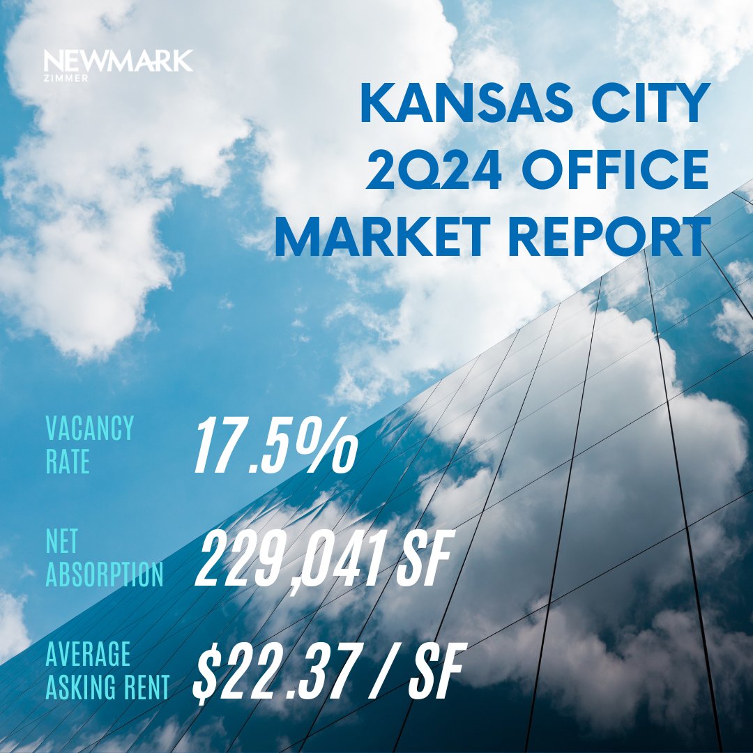 Newmark_KC's tweet photo. The Kansas City Q2 2024 Office Market Report is now available. 

Read the full report: https://t.co/U9dBkYRvLY

#kansascity #commercialrealestate #officespace #marketreport https://t.co/7Ir4ZoIhYK