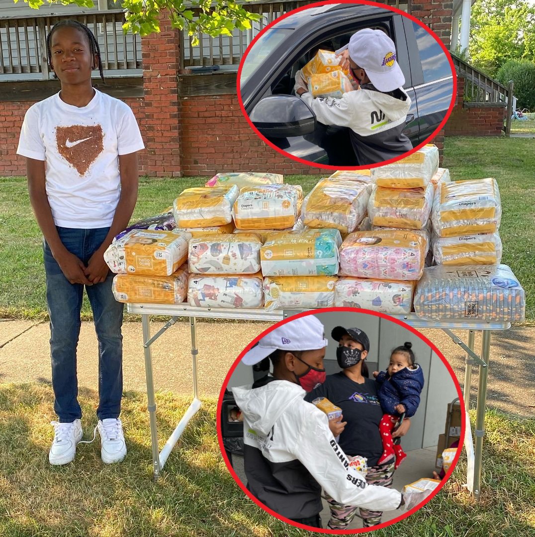 mymixtapez's tweet photo. 11-year-old boy who sells lemonade to buy diapers for single moms 💪🏽💯 https://t.co/79ad2WE3Pj