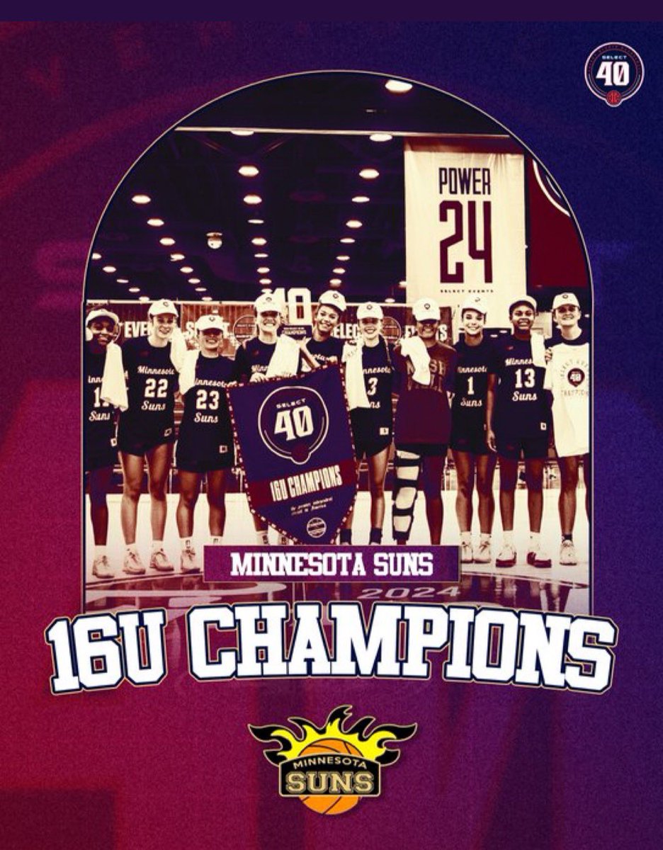 MNsuns2026_2027's tweet photo. This group finished the season with a bang!! Select 40 16U Champions! I was truly blessed to coach this group. Special thanks to @CoachNotch for joining the @MNSunsbball family. https://t.co/pHTuFR8Xvm