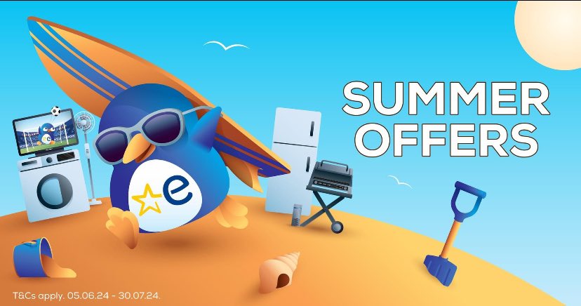 buddelectrical's tweet photo. Our summer offers are ending soon!
Shop locally online until 30th July or pop into your local Euronics store.
https://t.co/mv4cCypeww

#TheHomeofElectricals #ShopLocal #SummerOffers https://t.co/vFiJ5DWtQM