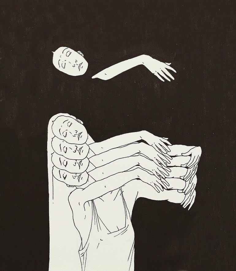 TheArtidote's tweet photo. I had to make you uncomfortable, otherwise you never would have moved. —Universe ⁣
⁣
artwork by https://t.co/058scpoCTV https://t.co/1DVHPObTu1