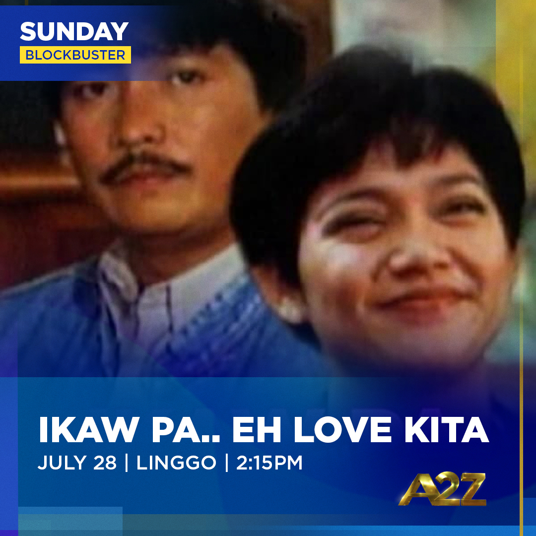 OfficialA2ZPH's tweet photo. Isang tapat na alagad ng batas at isang matapang na mamamahayag ang magtatagpo ang landas.

🎬 IKAW PA.. EH LOVE KITA palabas ngayong Linggo 2:15 PM sa #SundayBlockbuster ng #A2Z. https://t.co/Q61SLymJIm