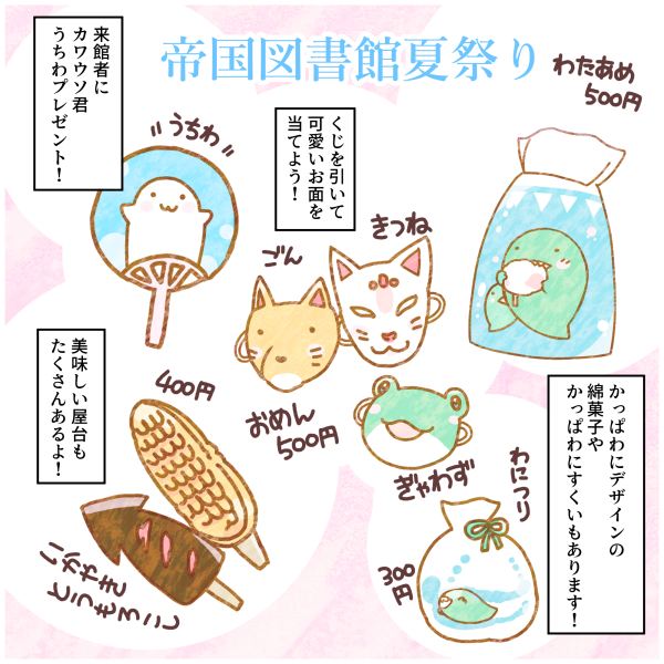 わにさんたちのなつまつり。 