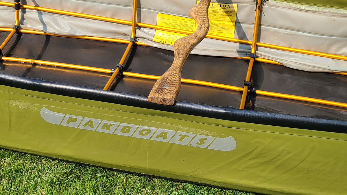 TonyBynum's tweet photo. This is the coolest boat I own. I love building it and especially love padling it. There's something special about paddling a boat that you have to build. https://t.co/NYqNwnRvW9  #pakboat #pakcanoe #montana https://t.co/OU7k2Wk7ii