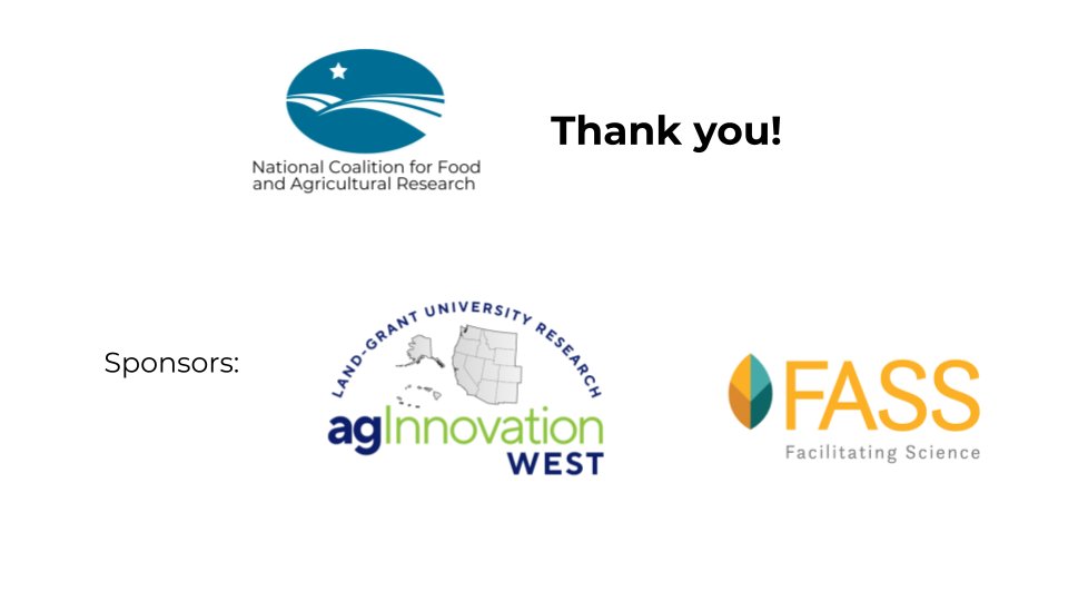 National Coalition for Food & Ag Research tweet media