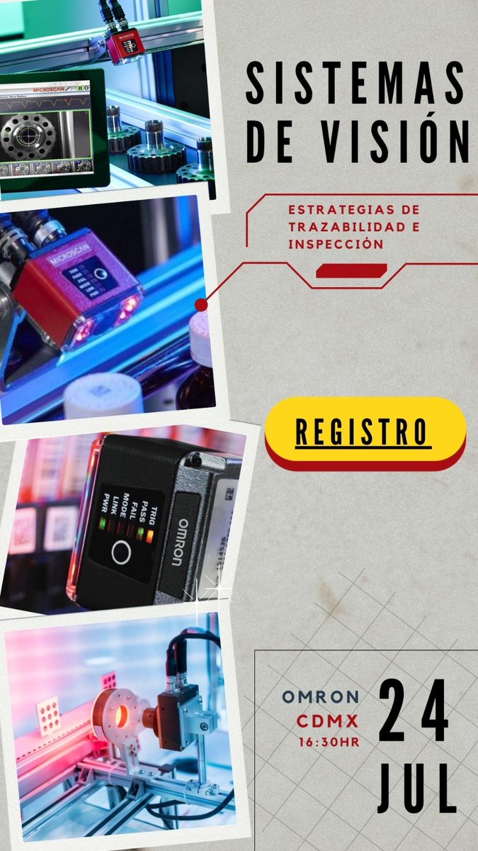 Dominion_Ind's tweet photo. Curso #OMRON, nuevas tecnologías de visión en automatización de procesos.
Acceso GRATIS https://t.co/tmAXNkKzcE