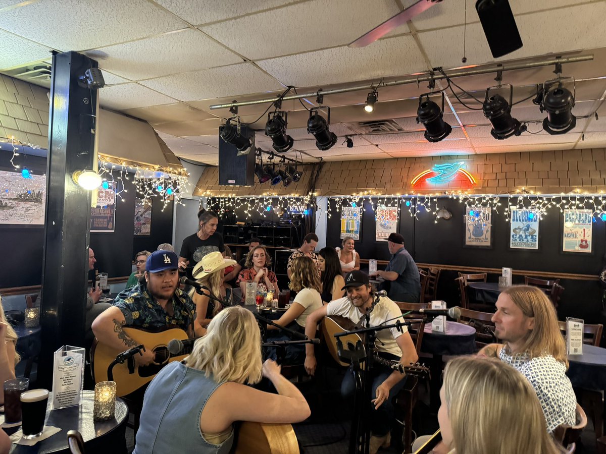 TxSongwriterU's tweet photo. Thank you @BluebirdCafeTN and @NSAIofficial! What a special evening we will never forget: The Texas Songwriter U In The Round w/ Bo Armstrong, Abbey Cabler, John Dempsy, Daniel Ethridge, Billie Jo Jones, Mignon, Morgan Lee Powers &amp; Natalie Price!! ❤️ #songwritinginitspureststate https://t.co/2pts0UCdhv