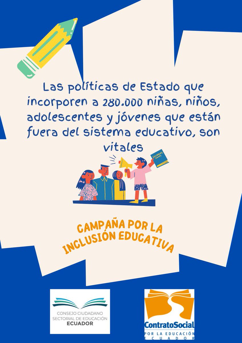 CseEcuador's tweet photo. 📣Impulsamos una campaña por la inclusión educativa https://t.co/u83ogRA61R