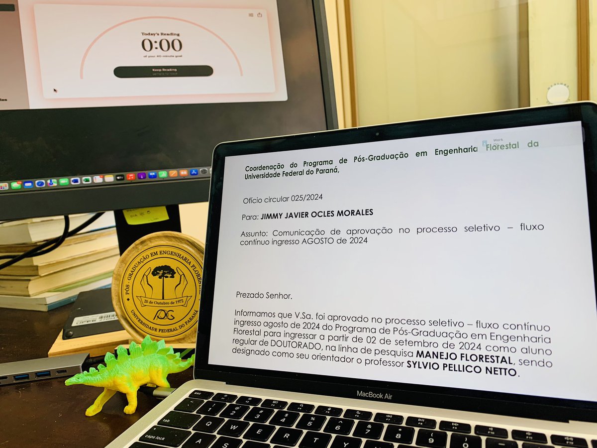 jimmyocles's tweet photo. ¡Lo logré! 🎉 Me acaban de confirmar que fui aprobado para la beca de doctorado en Brasil. Estoy emocionado por lo que viene. 🇧🇷🇪🇨👨🏾‍🎓🎓🌲✨ 
#Doctorado #Beca #NuevaEtapa #Ocles https://t.co/jWi0Bo0CtS